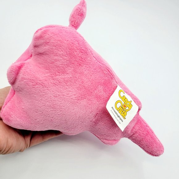 Hunter Leisure Pty Candy Crush Game Pink Bubblegum Troll Small Stuffed Animal 8" - Picture 6 of 9